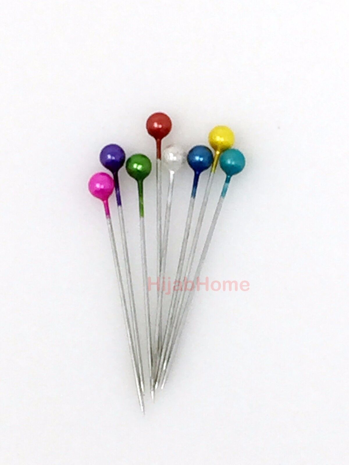 Lot of 4 Islamic Straight Hijab Pins Head Scarf Pin 8 Colors Small Size 160 pins Unbranded - фотография #3