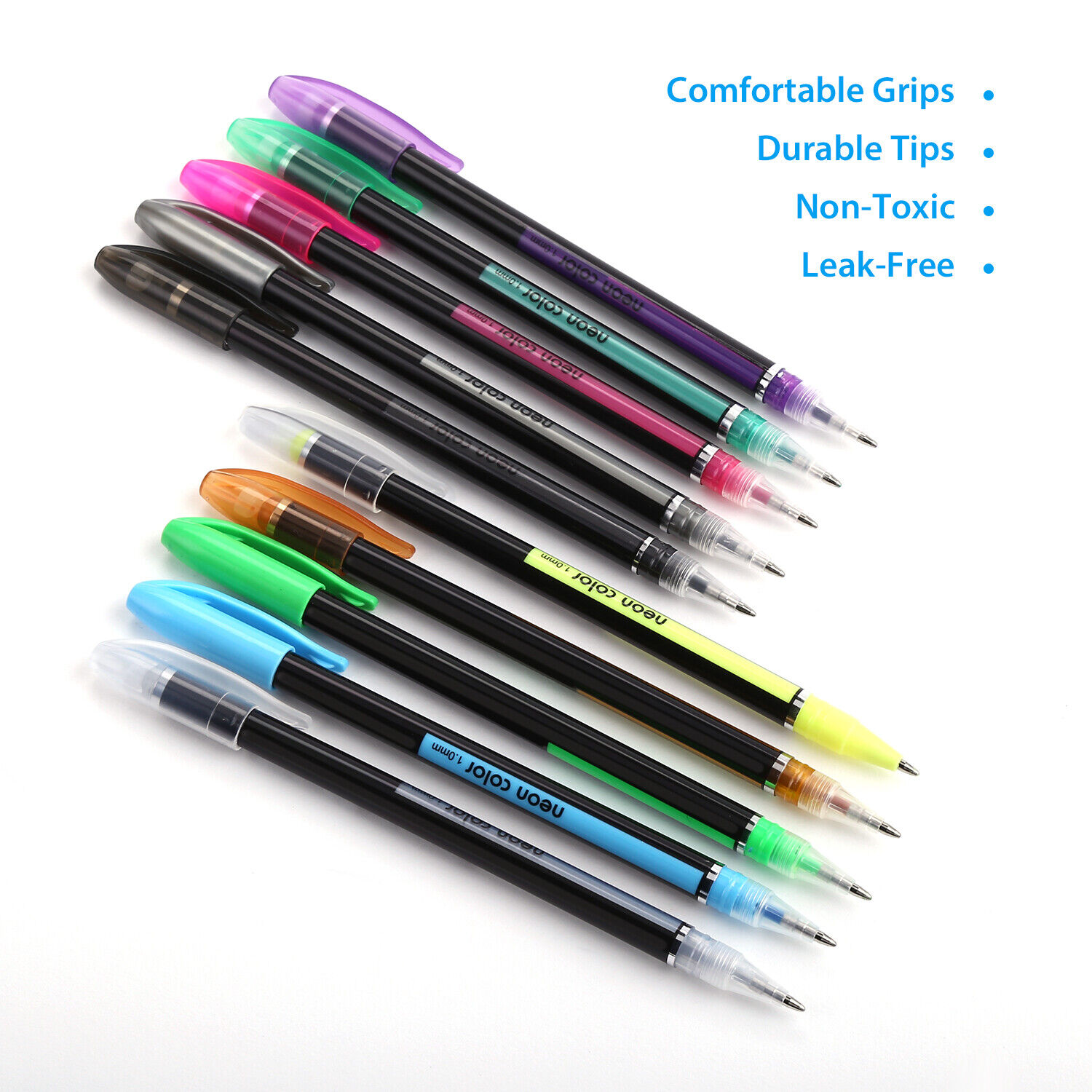 48 Unique Colors (No Duplicates) Gel Pens Gel Pen Set for Adult Coloring Book US Unbranded Does Not Apply - фотография #4