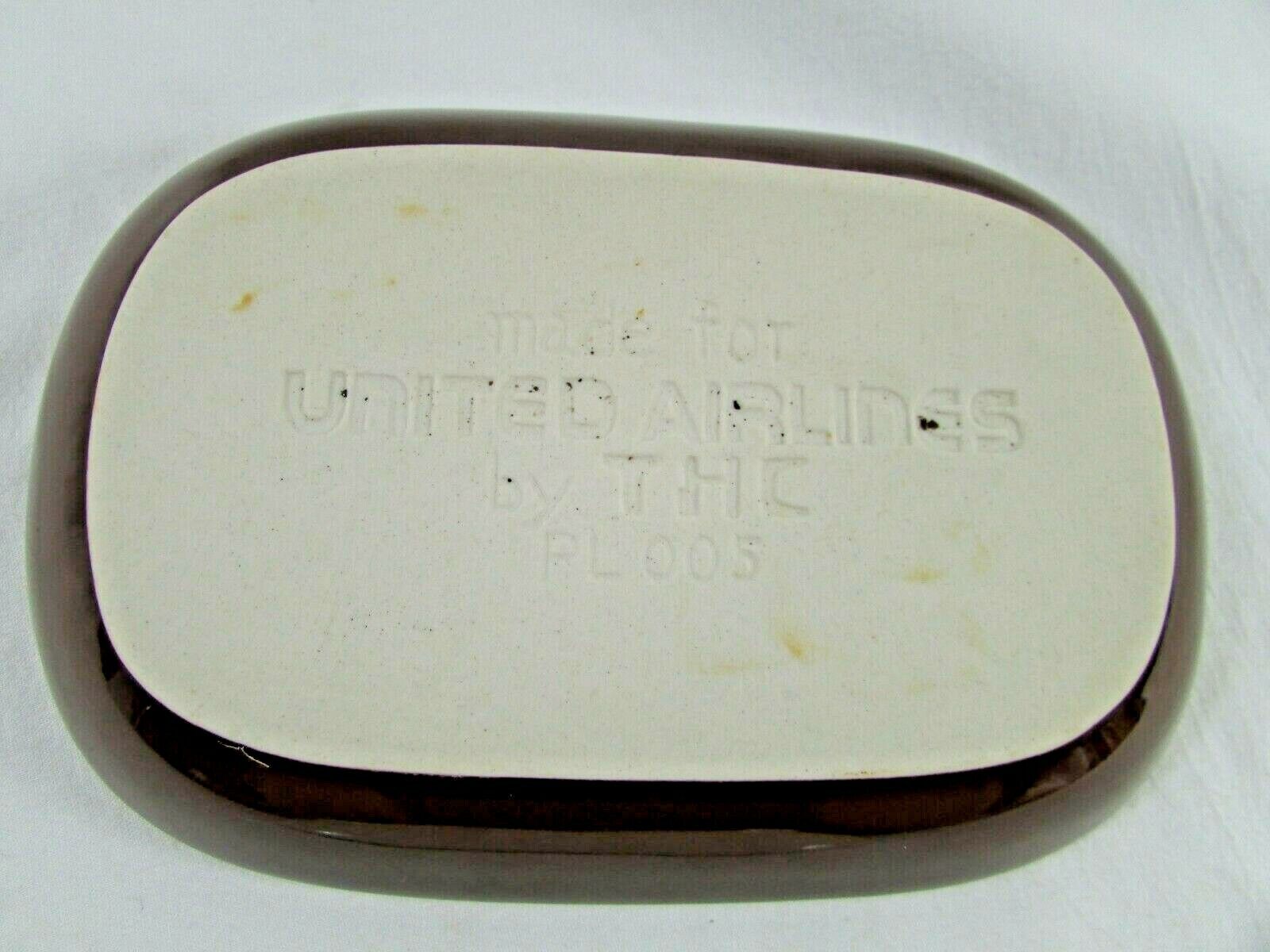 2 Dishes For UNITED AIRLINES & Eastern Airlines By THC Systems PL005 Vintage Без бренда PL 005 - фотография #10