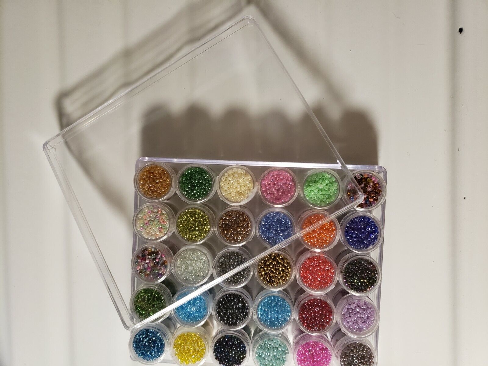 BULK LOT SALE-30 FULL Cylinders of 2mm Seed Beads  + Container + 30 FREE Charms Unbranded Does Not Apply - фотография #10