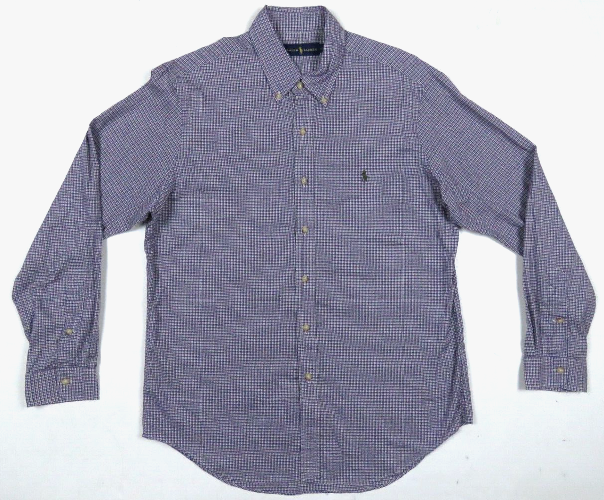 Lot Of 5 Ralph Lauren Polo Long Sleeve Button Front Shirts Mens 16 1/2 L 4 NWOT Ralph Lauren Does Not Apply - фотография #3