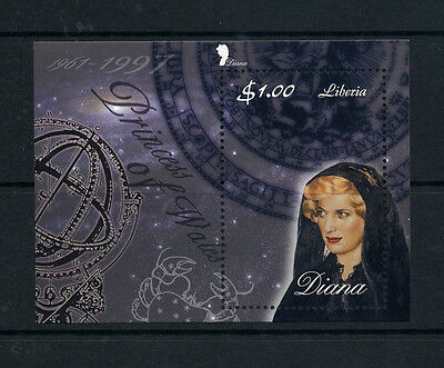 LIBERIA Wholesale Princess Diana Memoriam Min/Shts Veiled x 100 U/M CD 580 Без бренда