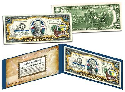 ALASKA Statehood $2 Two-Dollar Colorized US Bill AK State *Genuine Legal Tender* Без бренда