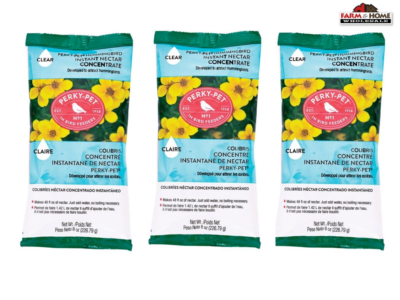 (3) Perky Pet Hummingbird Instant Nectar Food Clear ~ New Perky-Pet Does not apply