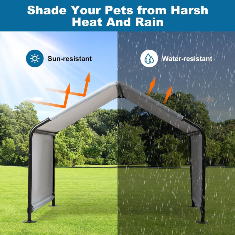 Dog Shade Shelter Pet Outdoor Tent Large Dog House Sun Rain Animal Shelter Lives XIAPINMOON - фотография #4