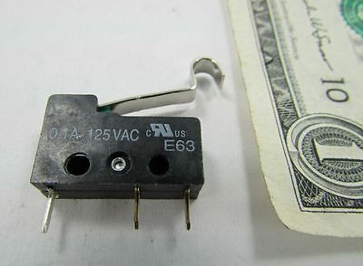 Lot 5 Cherry E63-04RP Miniature MicroSwitches, Normally Open & N Closed .1A 125V CHERRY E6304RP