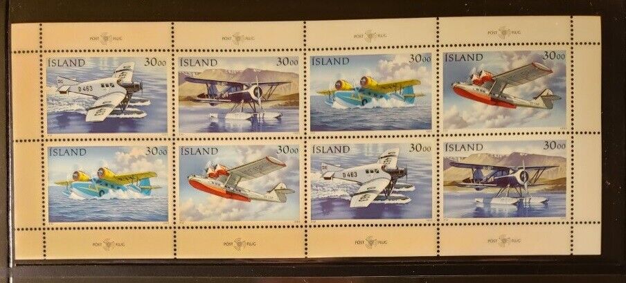 Iceland Aircraft & Aviation Stamps Lot of 2 - MNH  - See Details for List Без бренда - фотография #2
