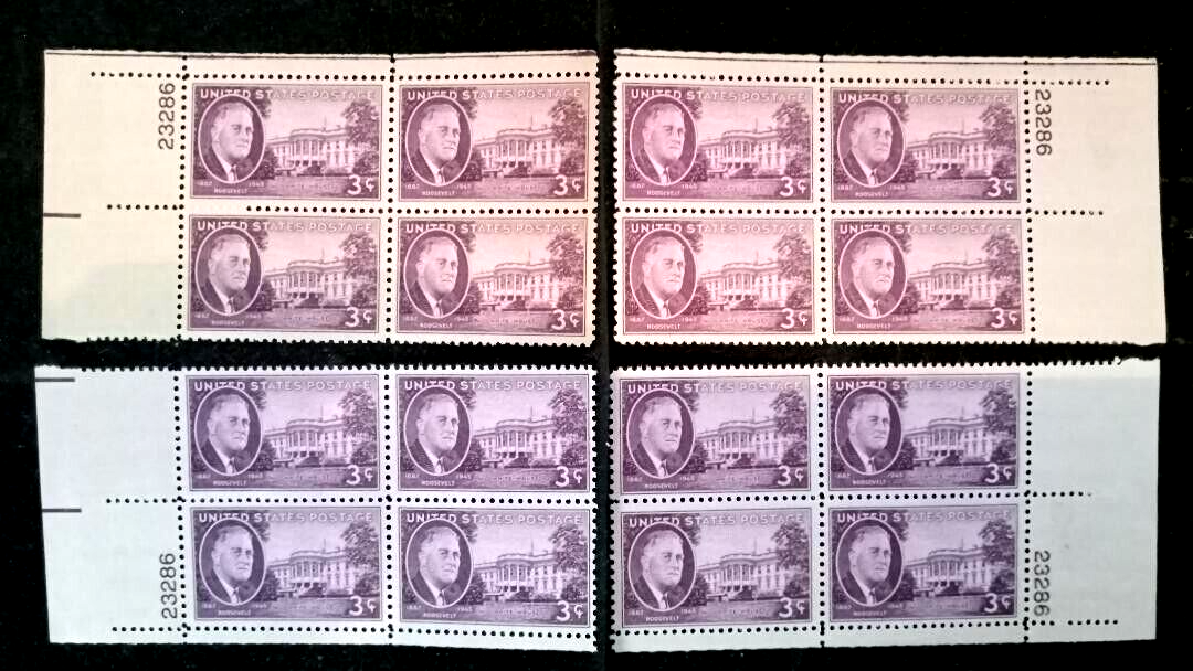 Lot of 400 Plate Blocks (100 sets of 4 Corners) Vintage MATCHED US MNH OG Stamps Без бренда - фотография #2