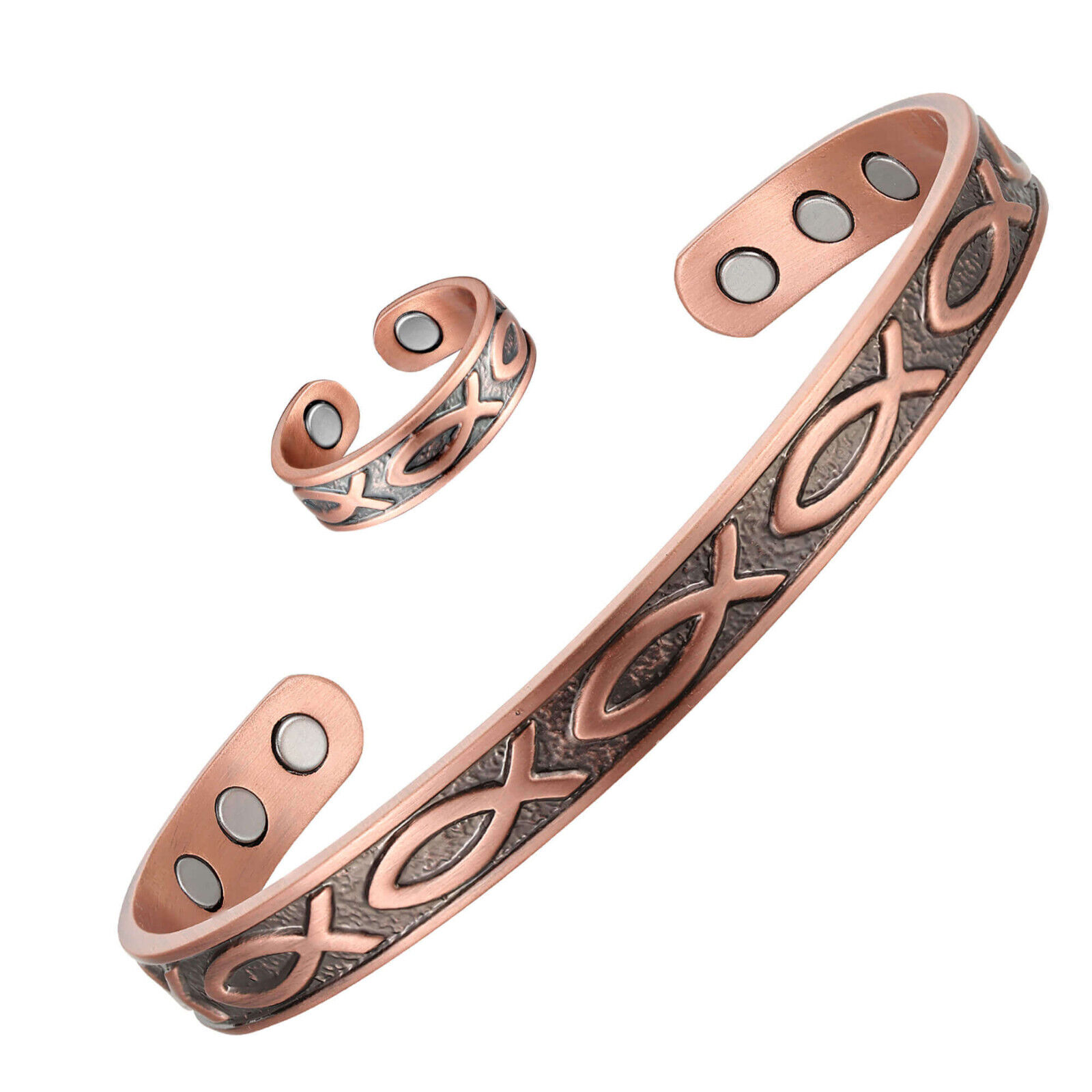 Gorgeous Magnetic Bracelet RING Men Women Balance Energy Power Christmas Gift Qi Unbranded