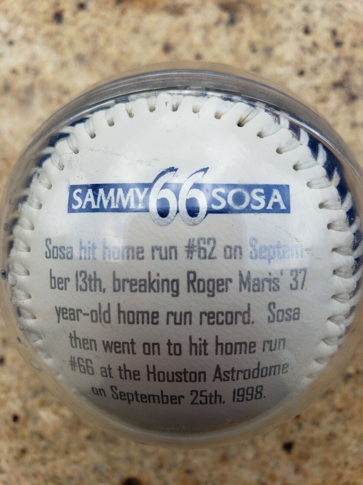 Mark McGwire and Sammy Sosa Home Run Commemorative FotoBalls Без бренда - фотография #7