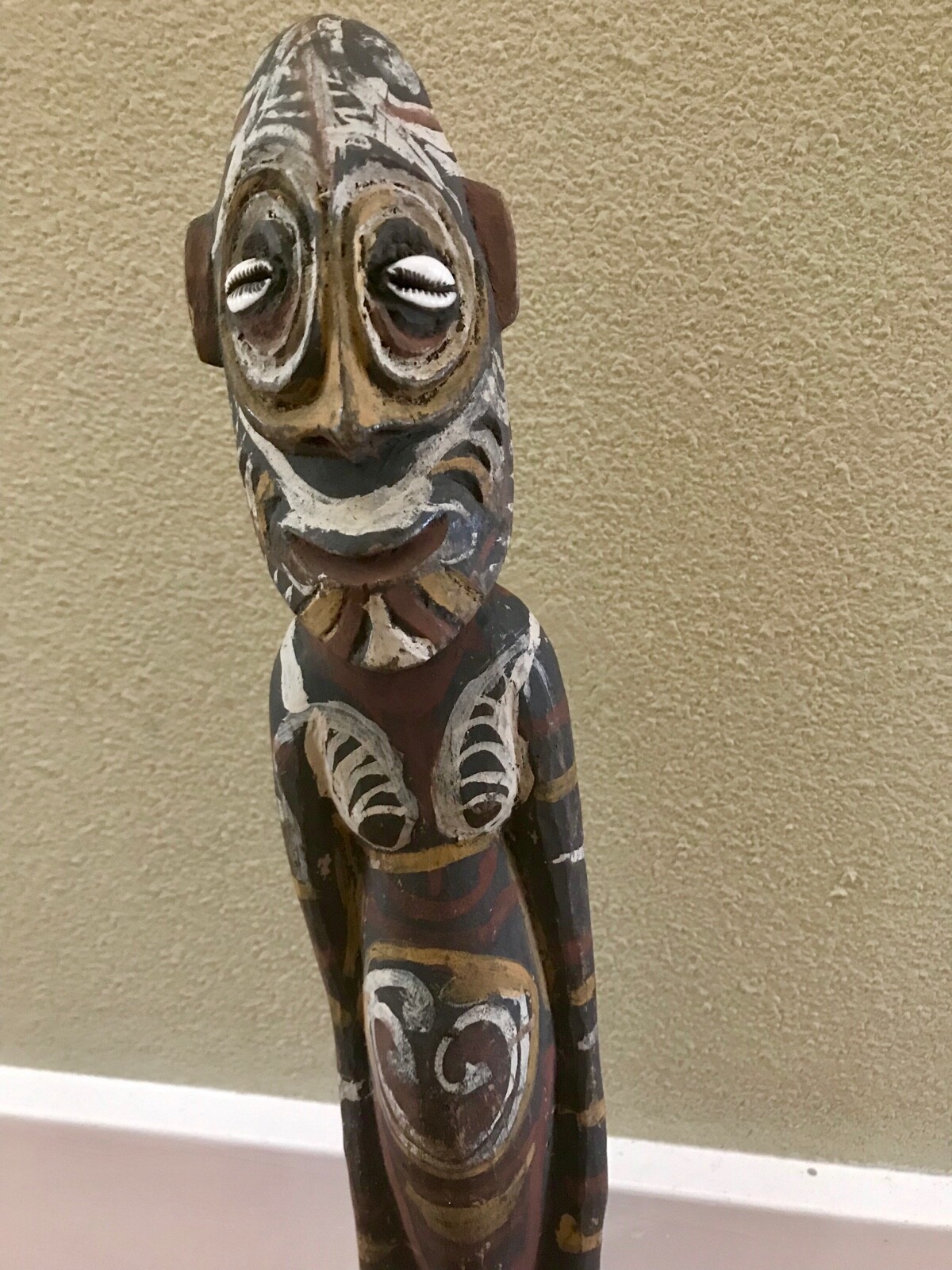 TWO Ethnographic Oceania New Guinea carvings Без бренда - фотография #4