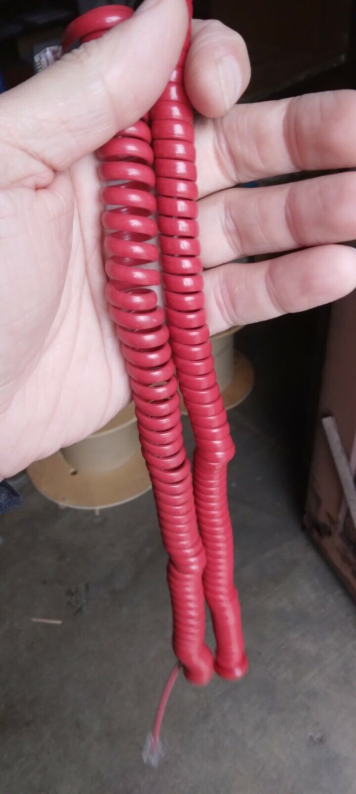 4 Foot Red Modular Telephone Cords Telephone Parts Unbranded - фотография #5