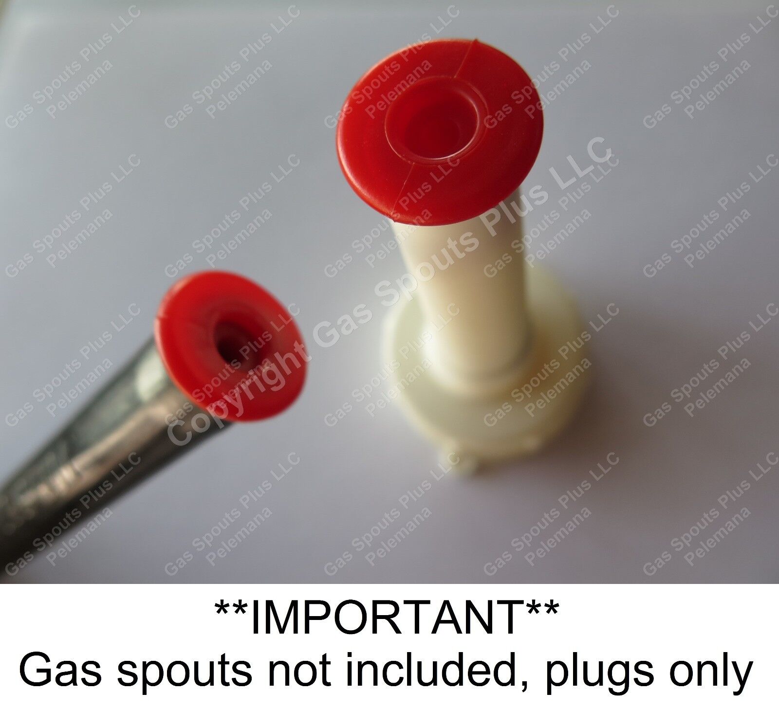 3-Pk RED AFTERMARKET EAGLE SPOUT PLUGS fits Rigid & Rubber Eagle Gas Spouts NEW 3 Red Aftermarket Eagle Spout Plugs GSP-89878 - фотография #7
