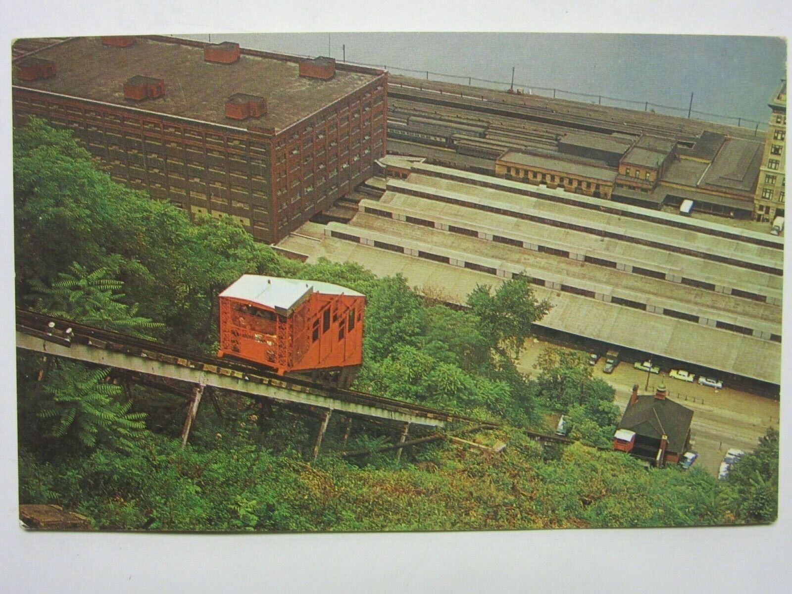 Lot of 3 Monongahela Incline Items 2 Unused Post Cards & 1980 Flyer Pittsburgh Без бренда - фотография #4