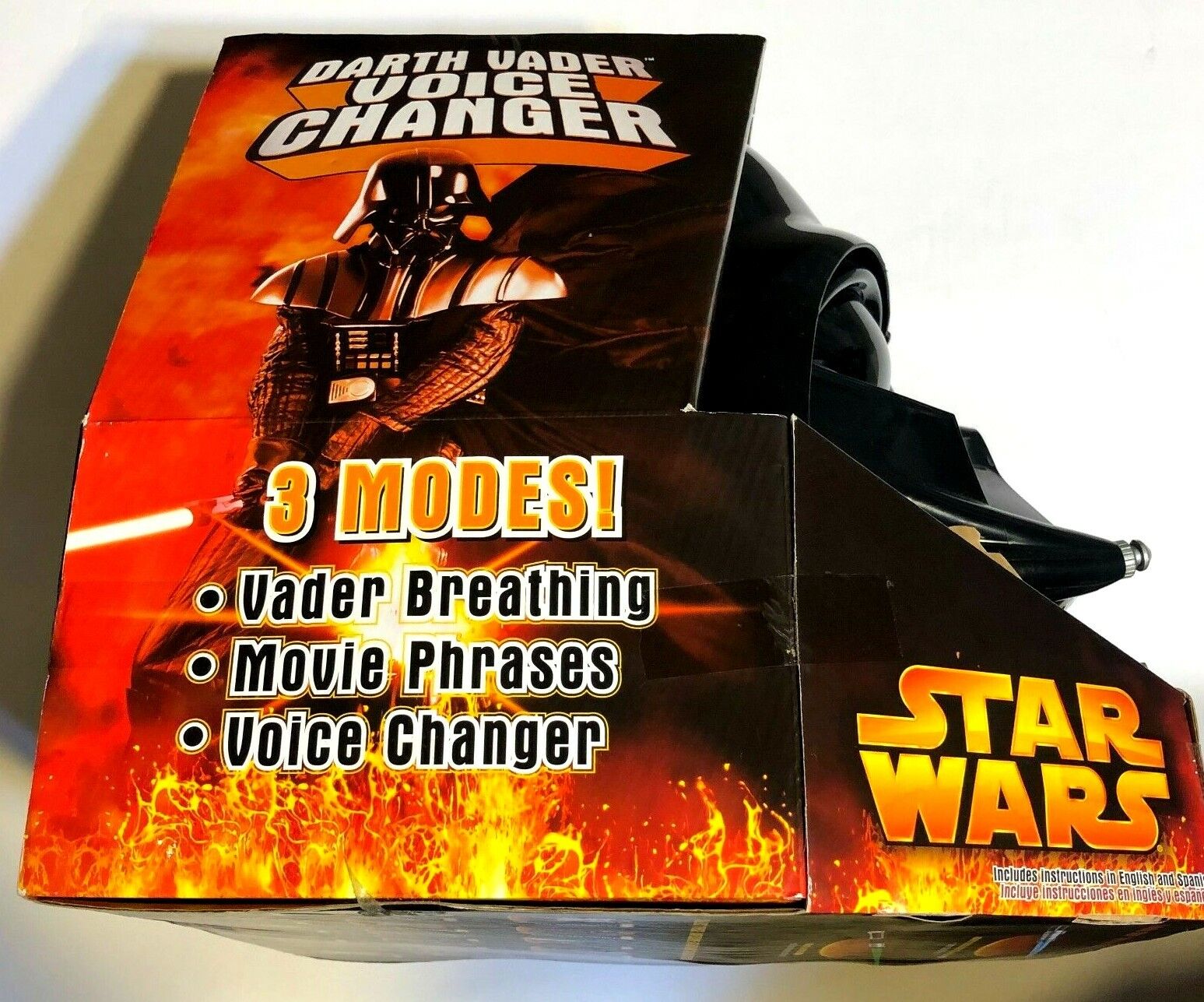 2 Darth Vader Star Wars Revenge Of The Sith Voice Changer Helmets Costume prop Hasbro - фотография #8
