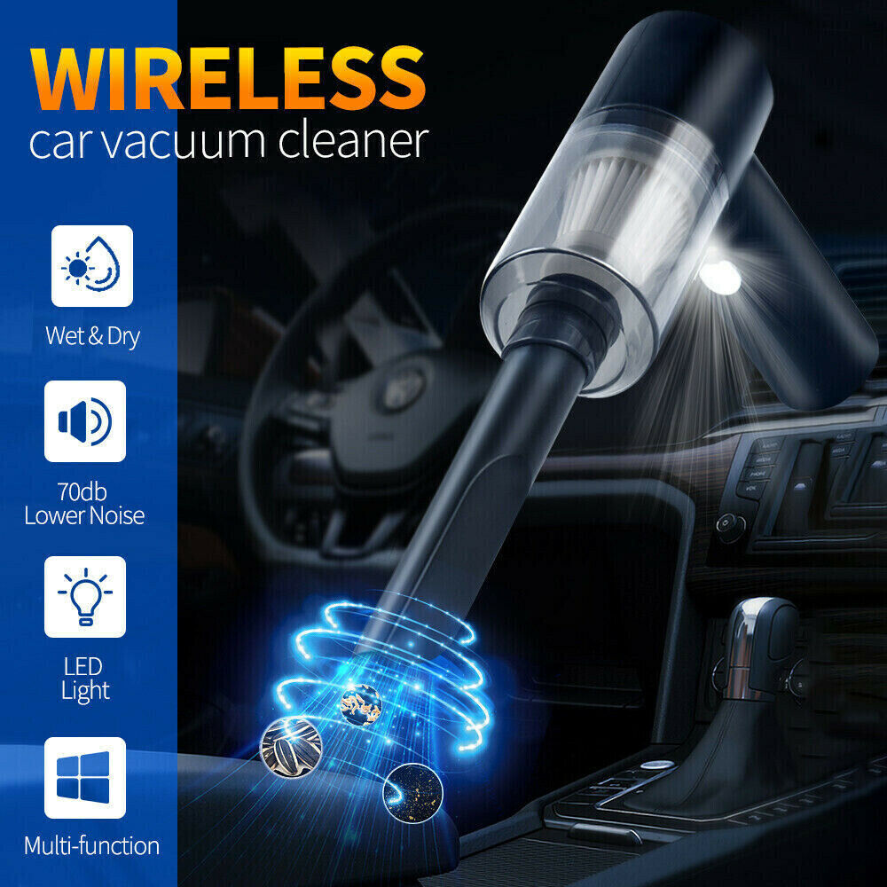 120W Cordless Handheld Vacuum Cleaner Small Mini Portable Car Auto Home Wireless Housmile