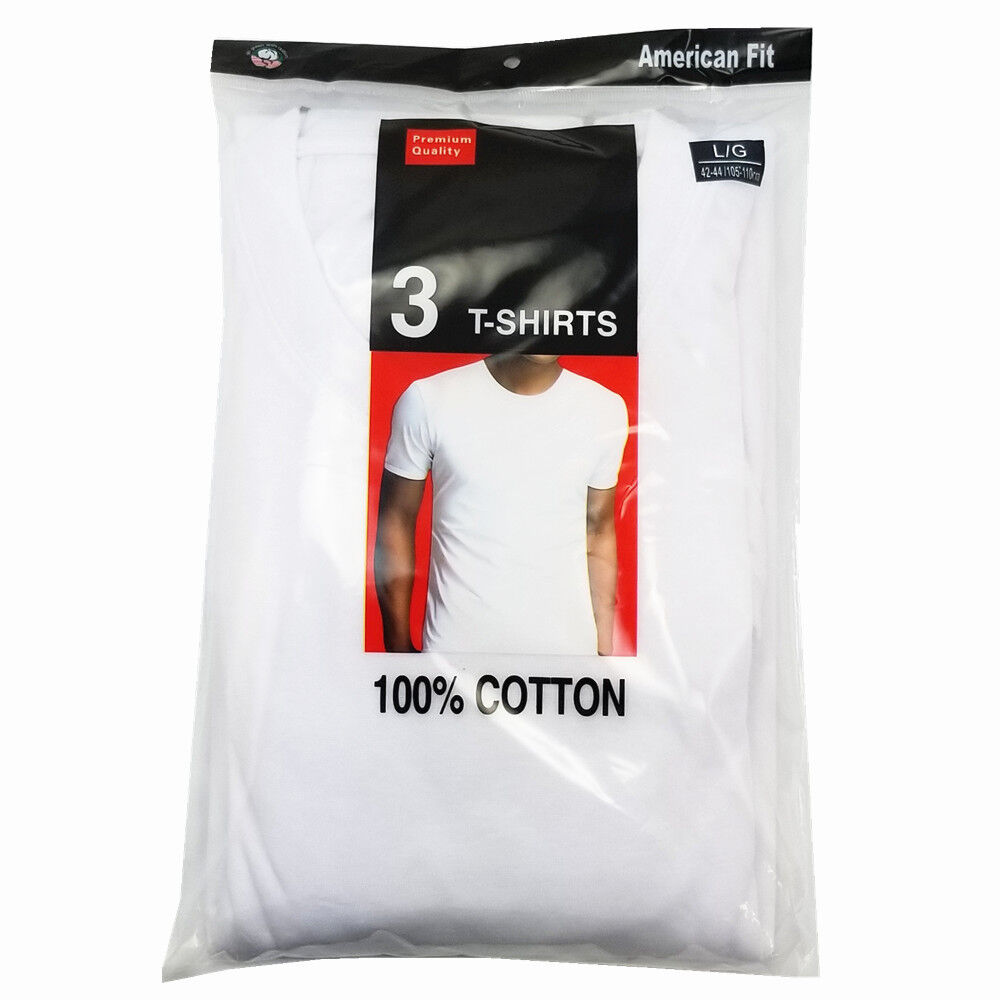 New 12 Pack Men's 100% Cotton Tagless T-Shirt Undershirt Tee Plain White S-XL Giovanni under shirts - фотография #2