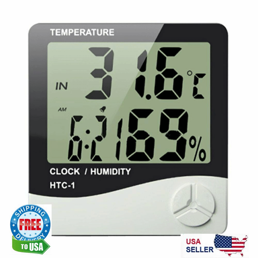 Thermometer Indoor Digital LCD Hygrometer Temperature Humidity Meter Alarm Cloc  Unbranded/Generic Does not apply - фотография #10