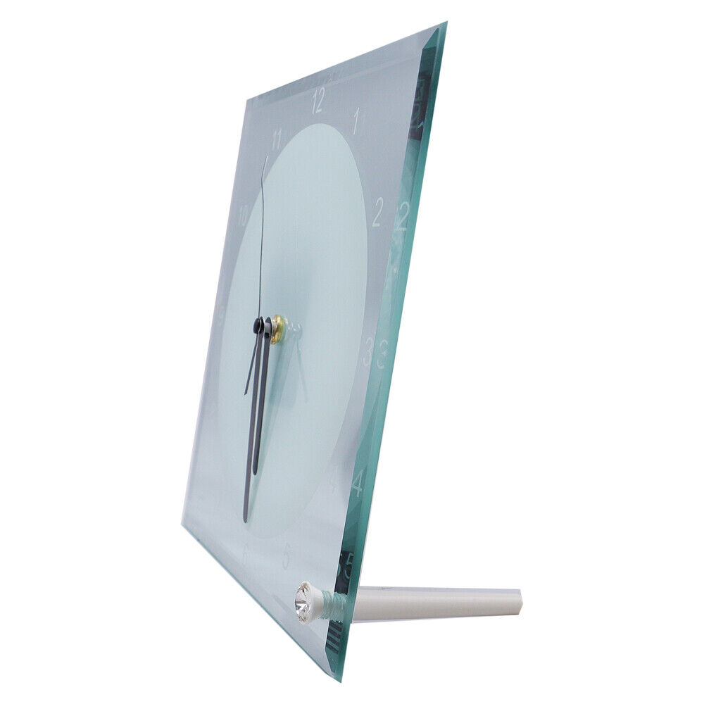 US Stock 20pcs 7.8" Sublimation Blank Mirror Edge Glass Photo Frame with Clock signagemaker 0163001832200 - фотография #7