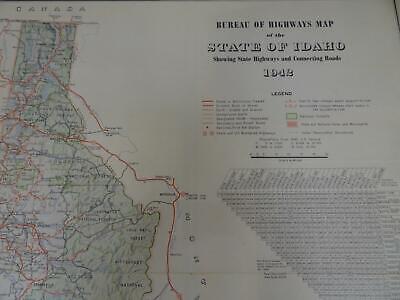 Lot 7 antique U. S. State maps Wyoming Idaho Washington Nebraska Railroads B24 Без бренда - фотография #4