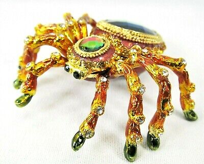 Spider Jeweled Pewter Trinket Box Без бренда - фотография #2