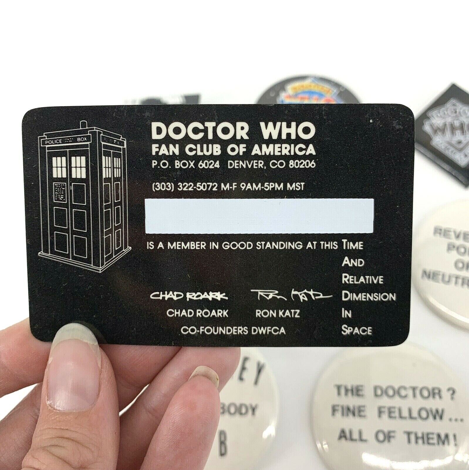 Vintage Dr Who Tom Baker Pin 8 Piece Collectible Lot Fan Club Gift Set  Без бренда - фотография #9