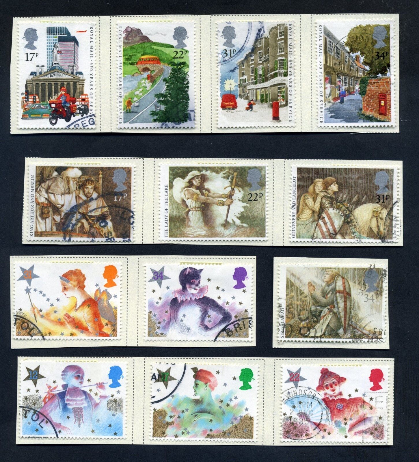Lot of 49 stamps, UK, 1985 Scott 1093-1128, Eight Complete Sets Без бренда - фотография #3