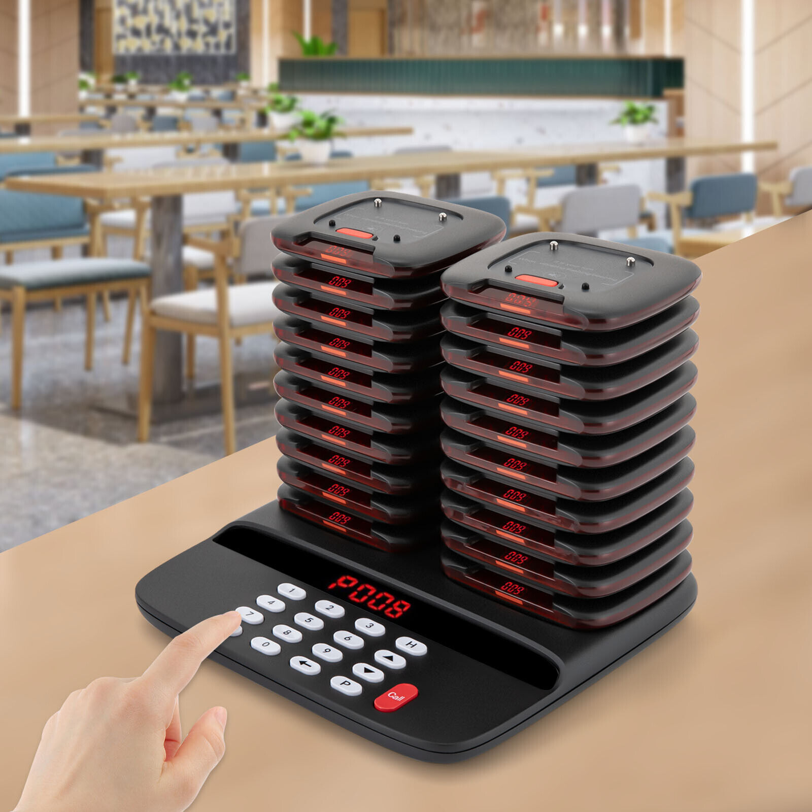 20 Restaurant Pagers Wireless Guest Paging System Queuing Calling Beepers US Unbranded - фотография #19