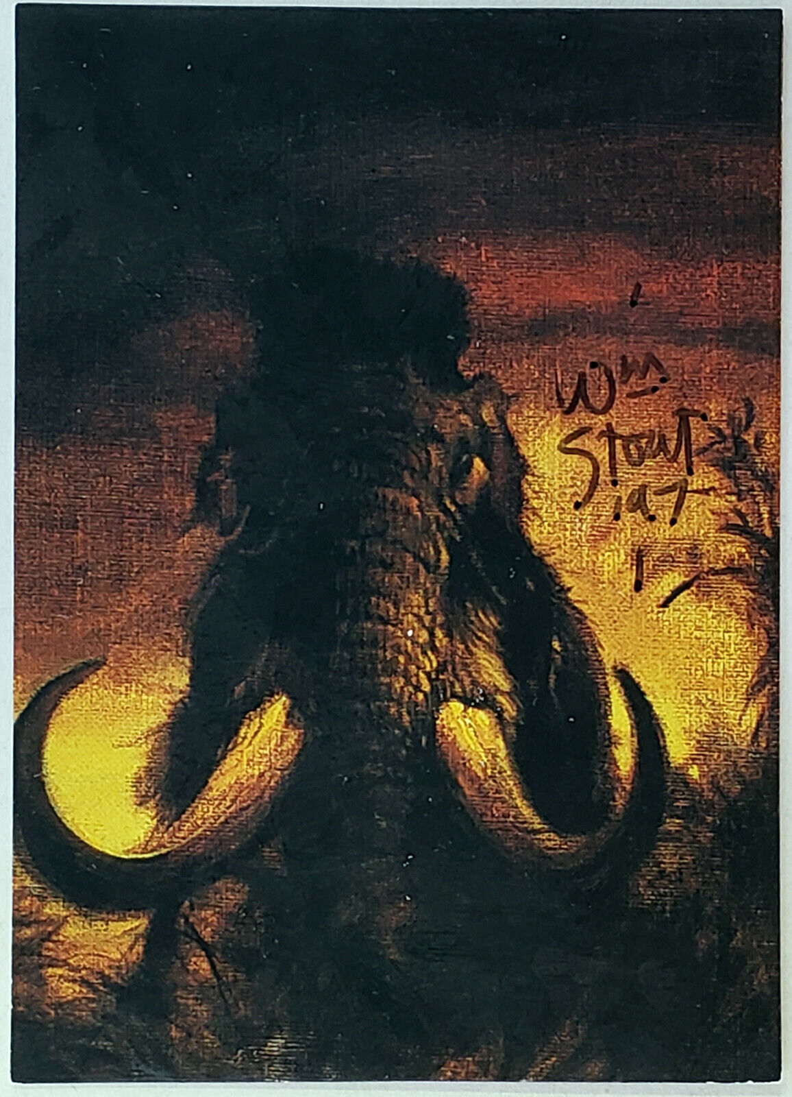 WILLIAM STOUT Lost Worlds of Saurians Sorcerers 4 Autograph Signed Cards LOT Без бренда - фотография #4