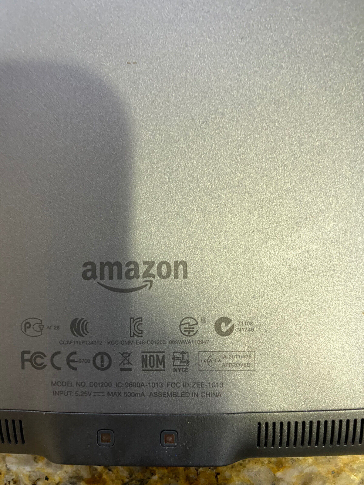 Amazon Kindle Touch (4th Gen) 4GB, Wi-Fi, 6in - Silver-Not Working-PARTS ONLY Amazon - фотография #3