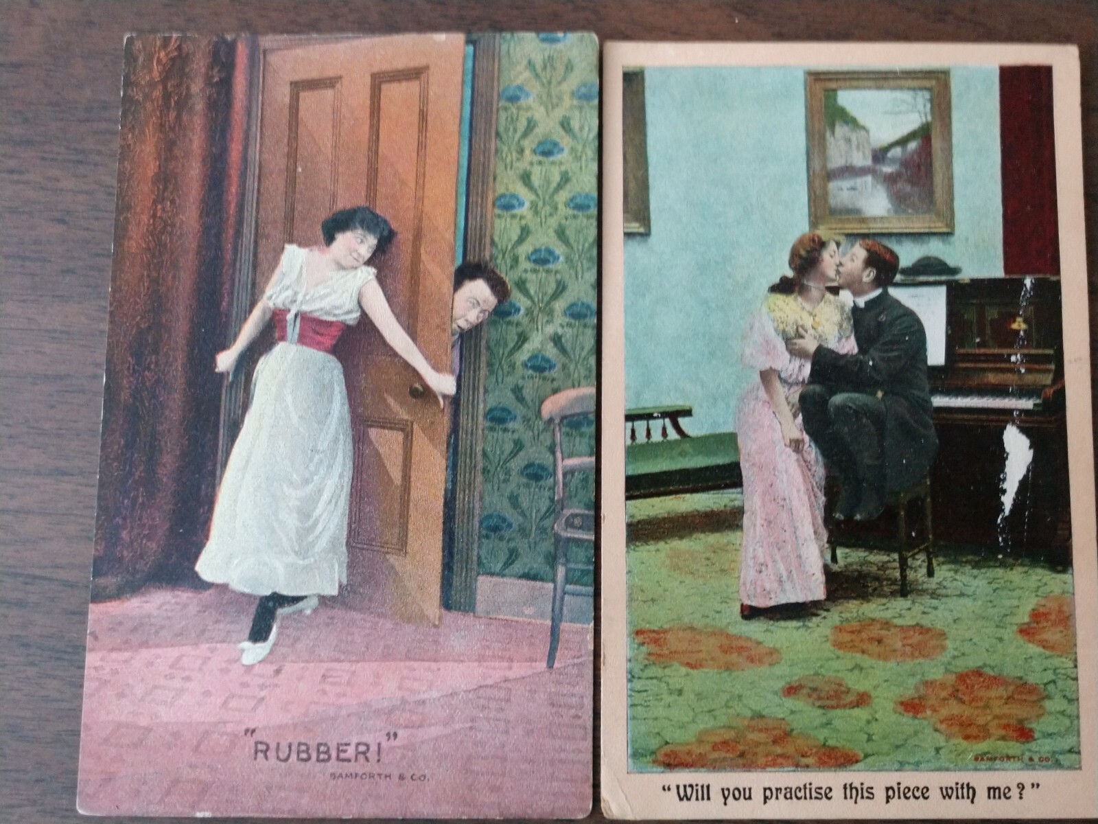 16 Antique Humorous Postcards Без бренда - фотография #6