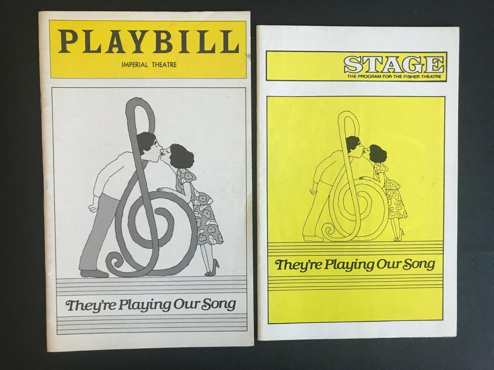 Playbill - They're Playing Our Song - Imperial & Fisher Theaters Без бренда