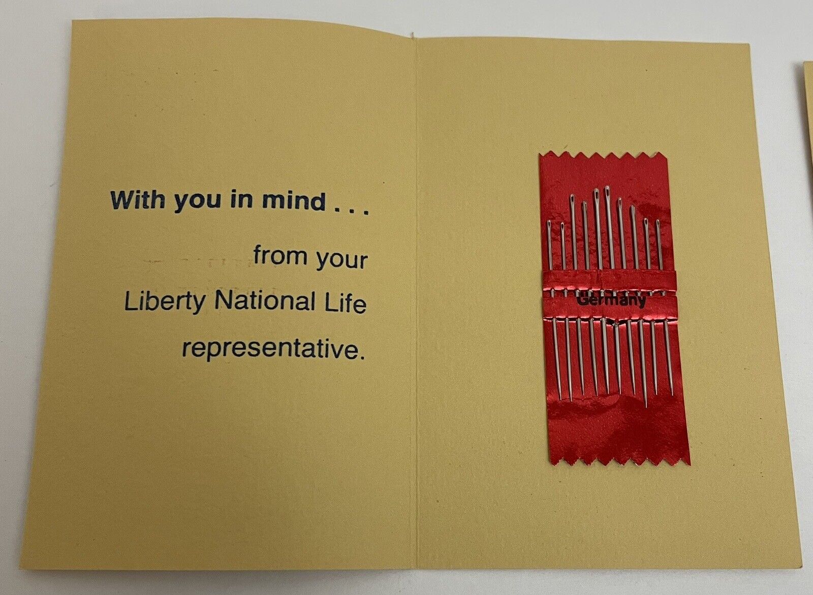 Vintage Liberty National Needle Packs Birmingham Alabama Lot Of Six Без бренда - фотография #4