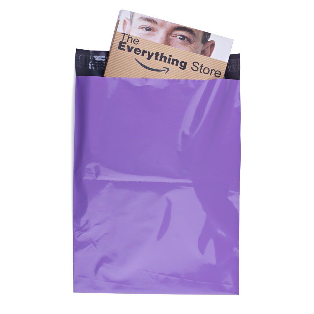 100 Purple 10x13 Poly Mailers Shipping Envelopes Plastic Self Seal Bags 2.5 Mil Unbranded/Generic Does Not Apply - фотография #4