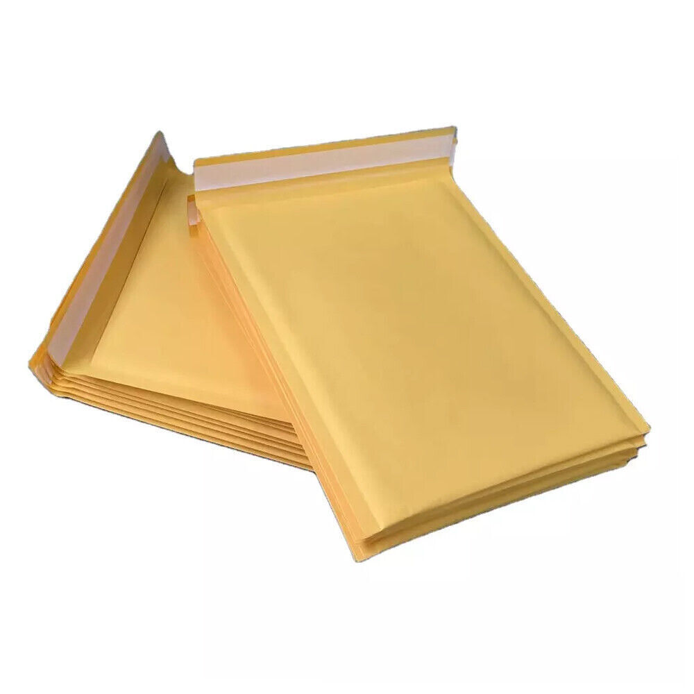 100 Pack #0 6.5" x 9" Kraft Bubble Mailers Padded Envelope Shipping Bags Seal Citadel KRT0-69 - фотография #2