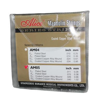 10Sets Alice Mandolin Strings Coated Copper Alloy Wound EADG  8 Strings Set AM05 Alice Does not apply - фотография #3
