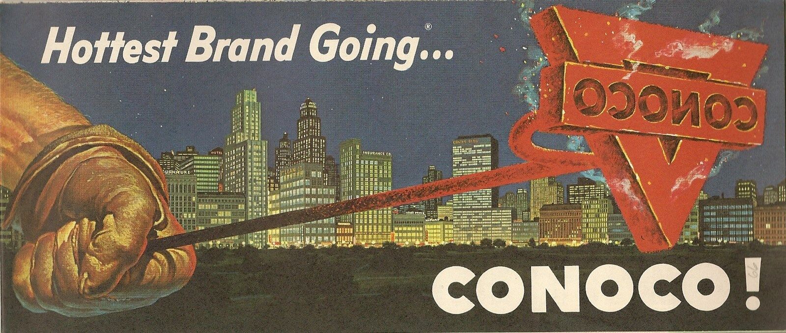 1966 CONOCO Continental Oil Road Map ST. LOUIS Missouri Route 66 Florissant Conoco - фотография #2