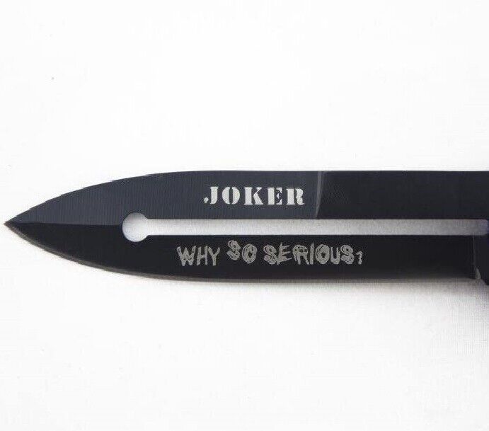 Set of 2 Tac Force Assisted Open ?Why So Serious? Joker Pocket Knives  Tac-Force - фотография #4