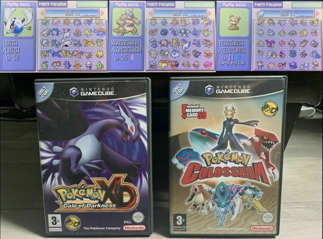 Bundle of 58 Purified Shadow Pokemon from Colosseum for Pokemon Home (Untouched) Nintendo 58