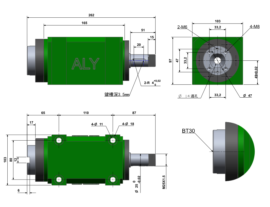 Universal Power Milling Head BT30 Taper Spindle Unit Power Head 8000 Rpm 1.5KW Unbranded Does Not Apply - фотография #8