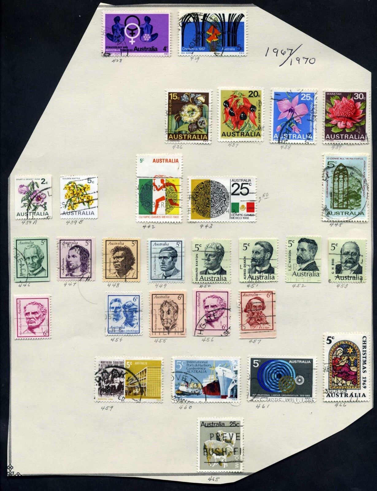 Lot of 198 Early (1949-1984) Australia Collection of Stamps Без бренда - фотография #5