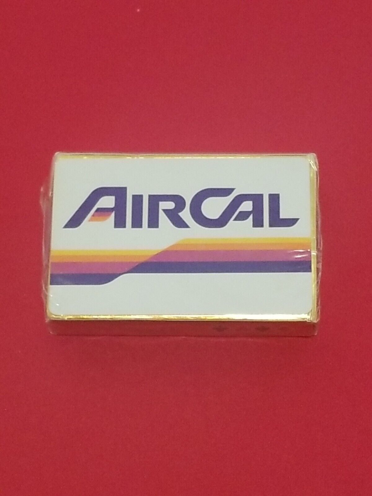 Vintage AirCal Playing Card Deck Factory Sealed VTG Defunct Airline Memorabilia Без бренда