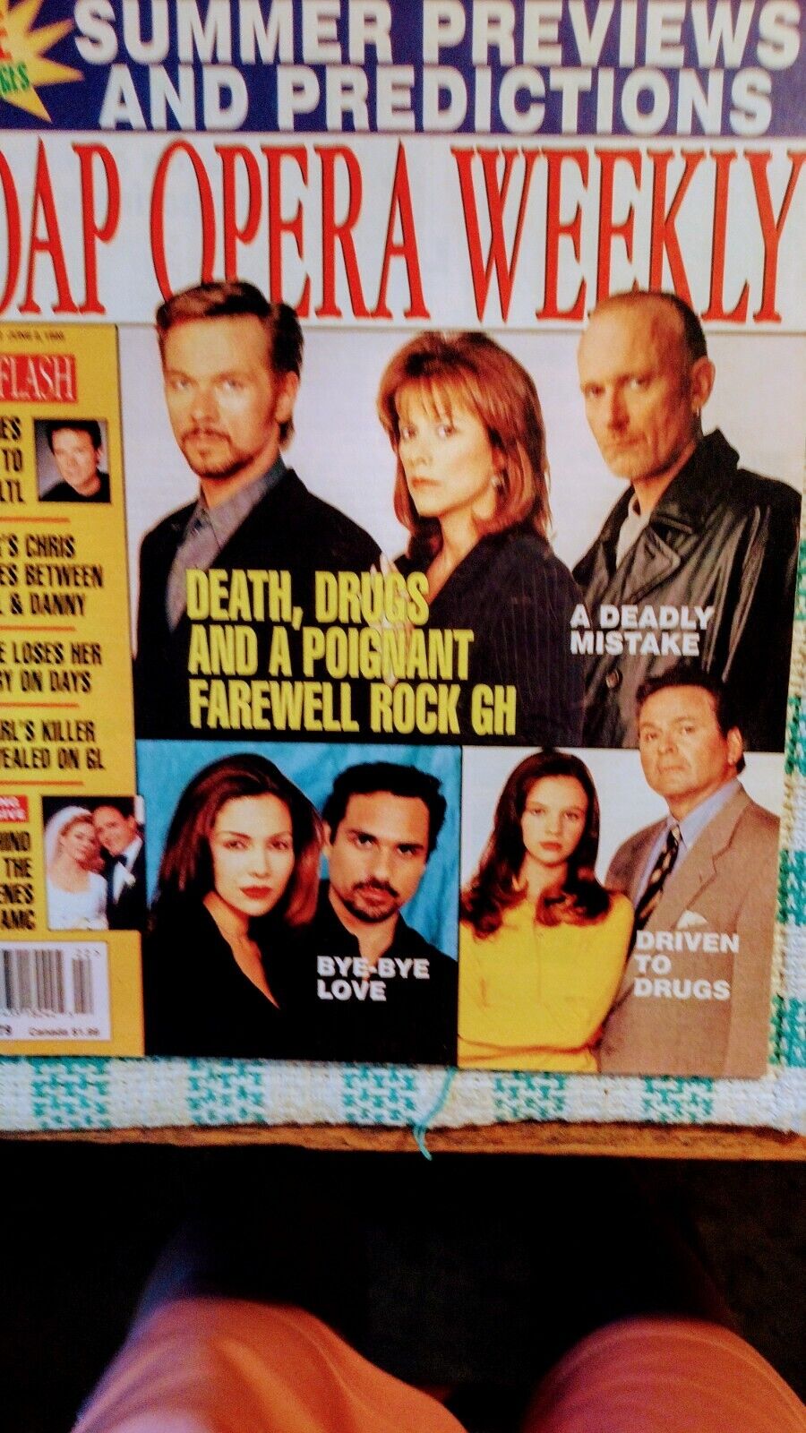 SOAP OPERA WEEKLY JUNE 2 1998 DEADLY MISTAKE ON GH Без бренда 1047-7128