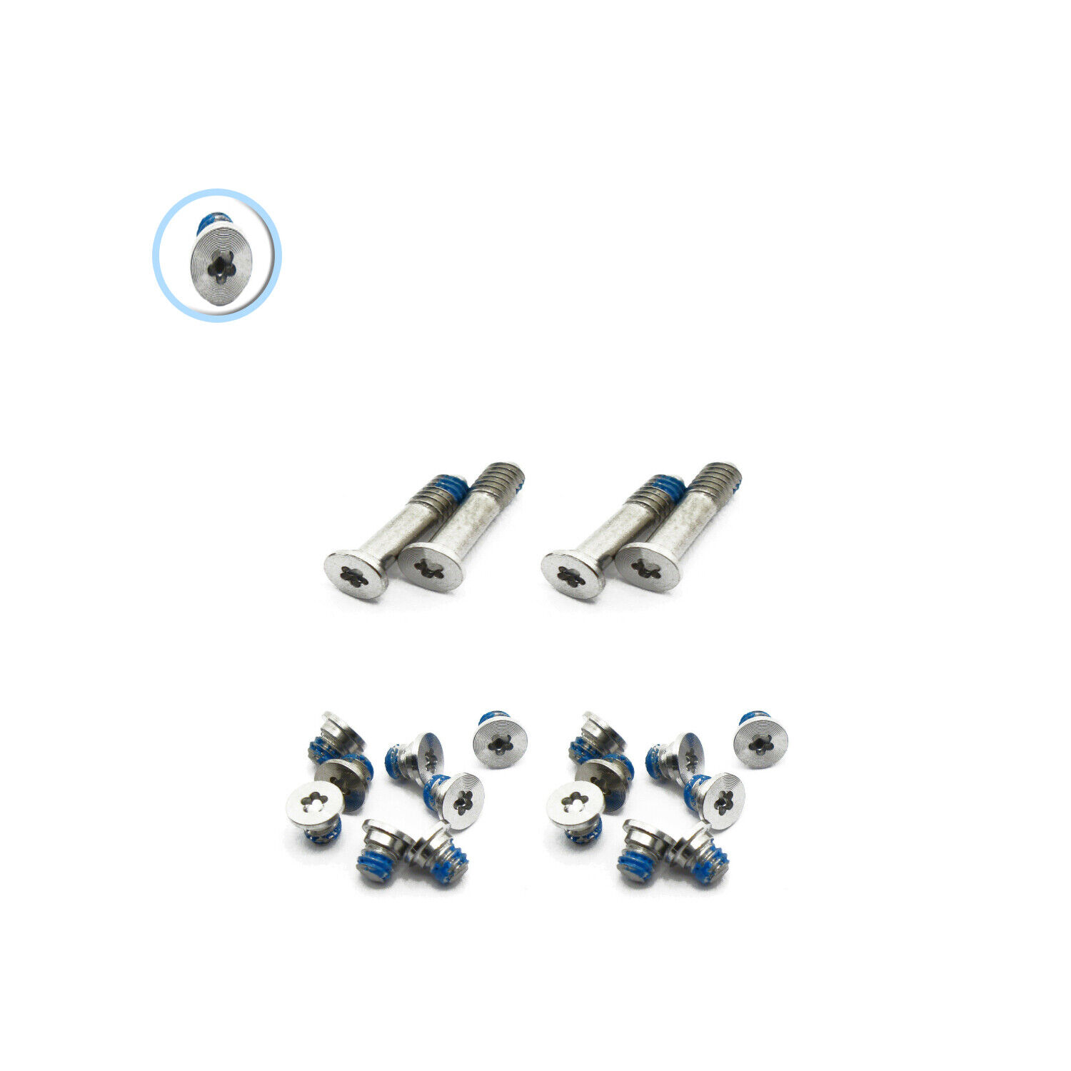 New 2x10 pcs Bottom Case Screws Set for Macbook Air 2011 2012 2013 2014 2015 Unbranded/Generic Does Not Apply - фотография #3