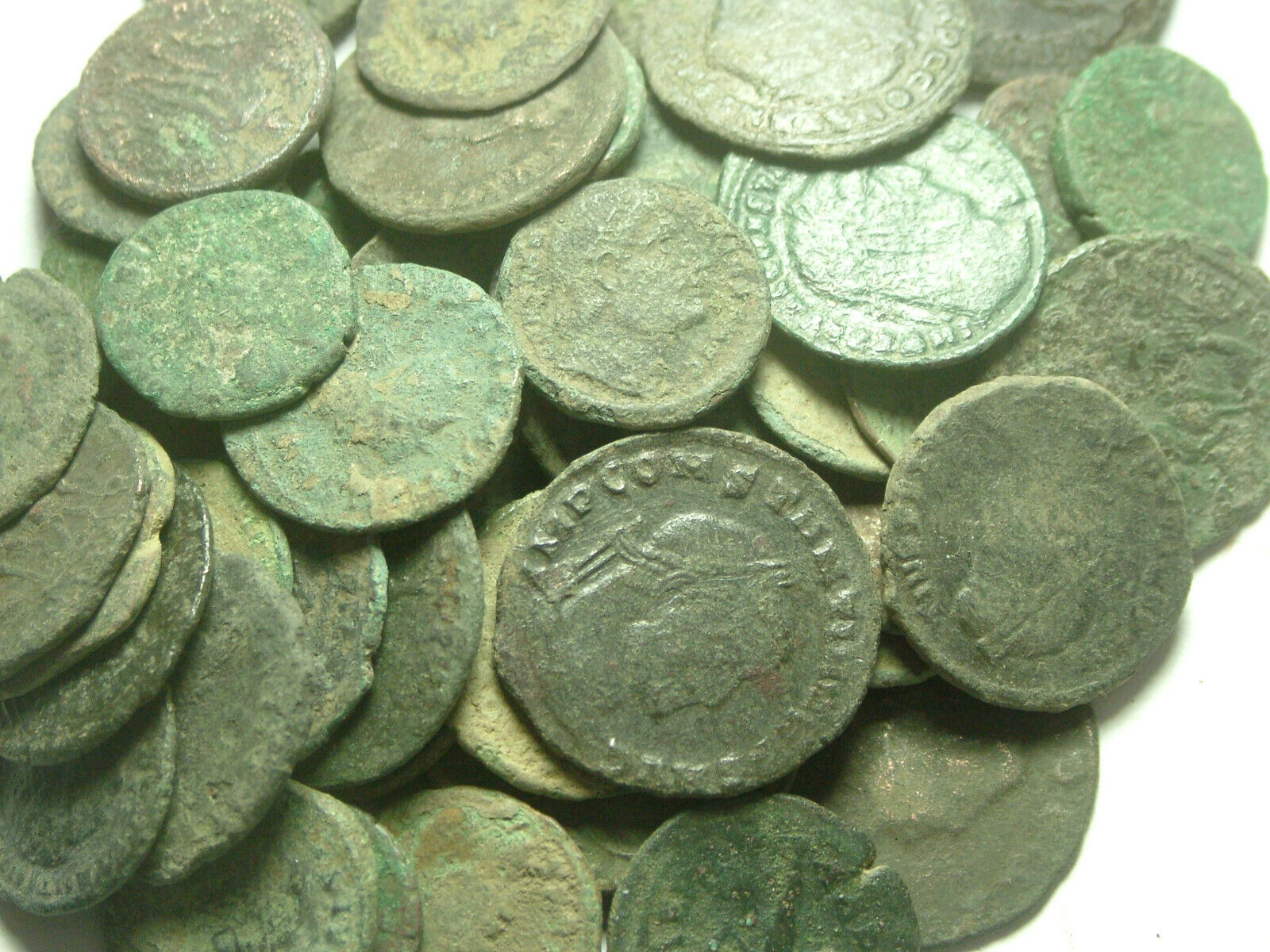 Lot genuine Ancient Roman coins Constantine/Valens/Constantius/Licinius/Claudius Без бренда - фотография #11