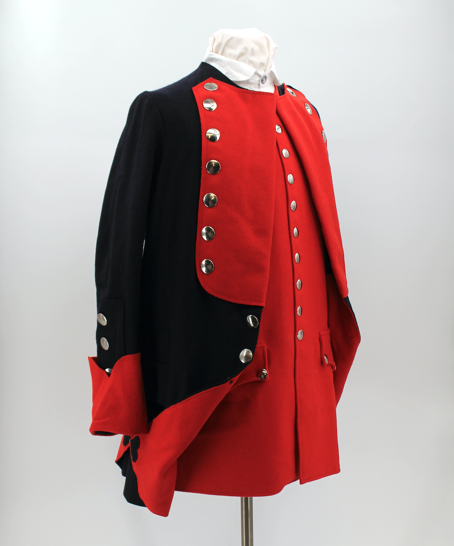 French & Indian War Blue & Red British (American) Provincials Coat - Size Large Без бренда - фотография #2