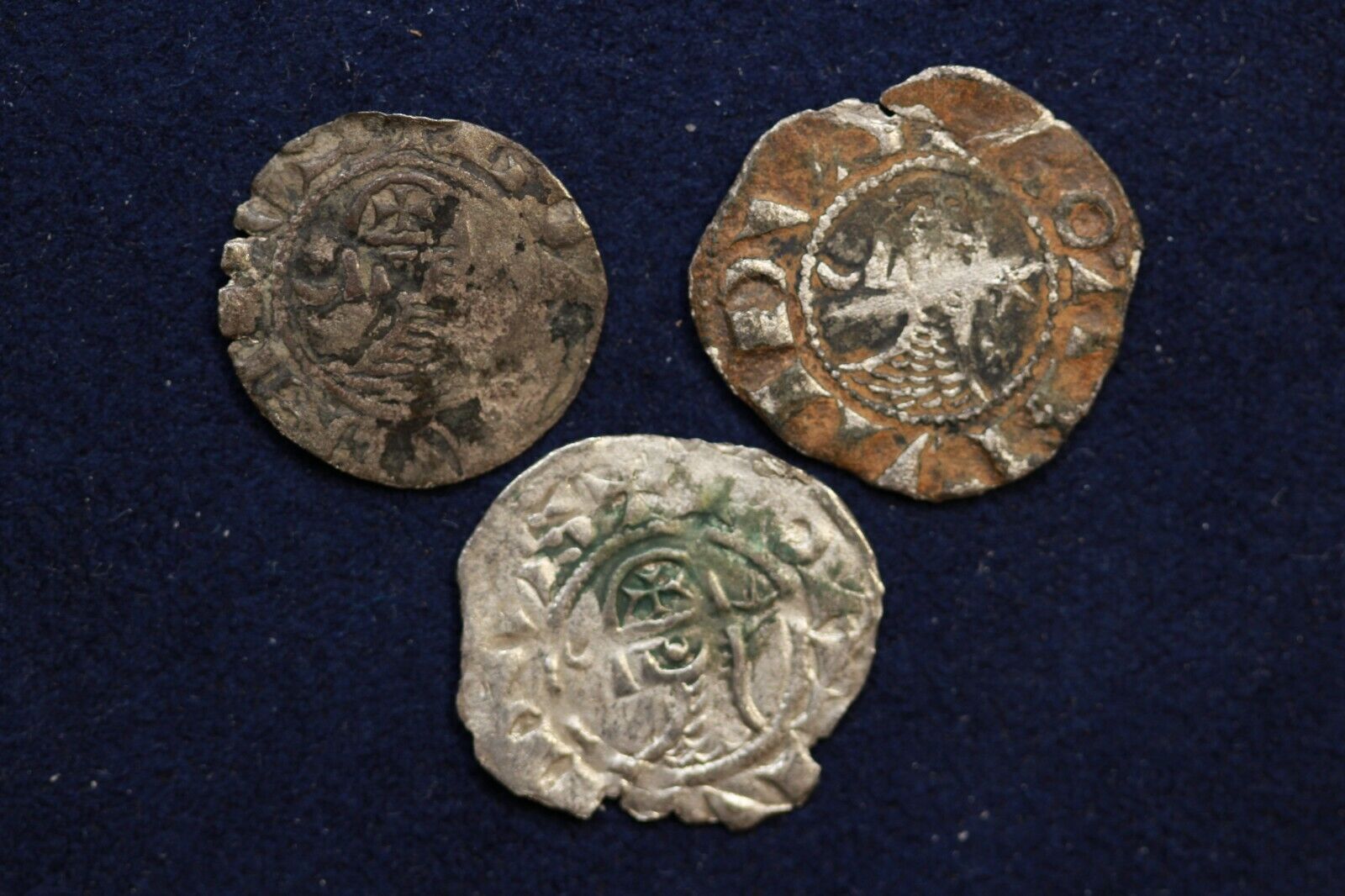 Crusader silver coins Antioch Bohemond III Lot of 3 Без бренда