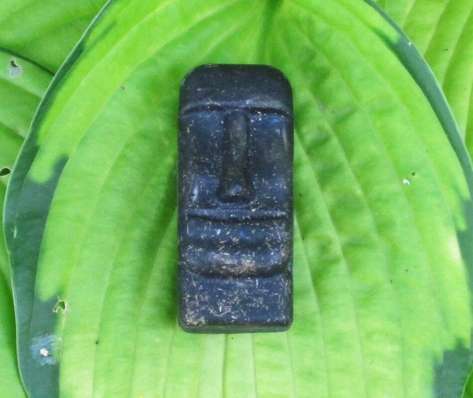 (3) Orgone Moai human head Statue Easter Island Tiki God Spirit Energy Generator Без бренда - фотография #2