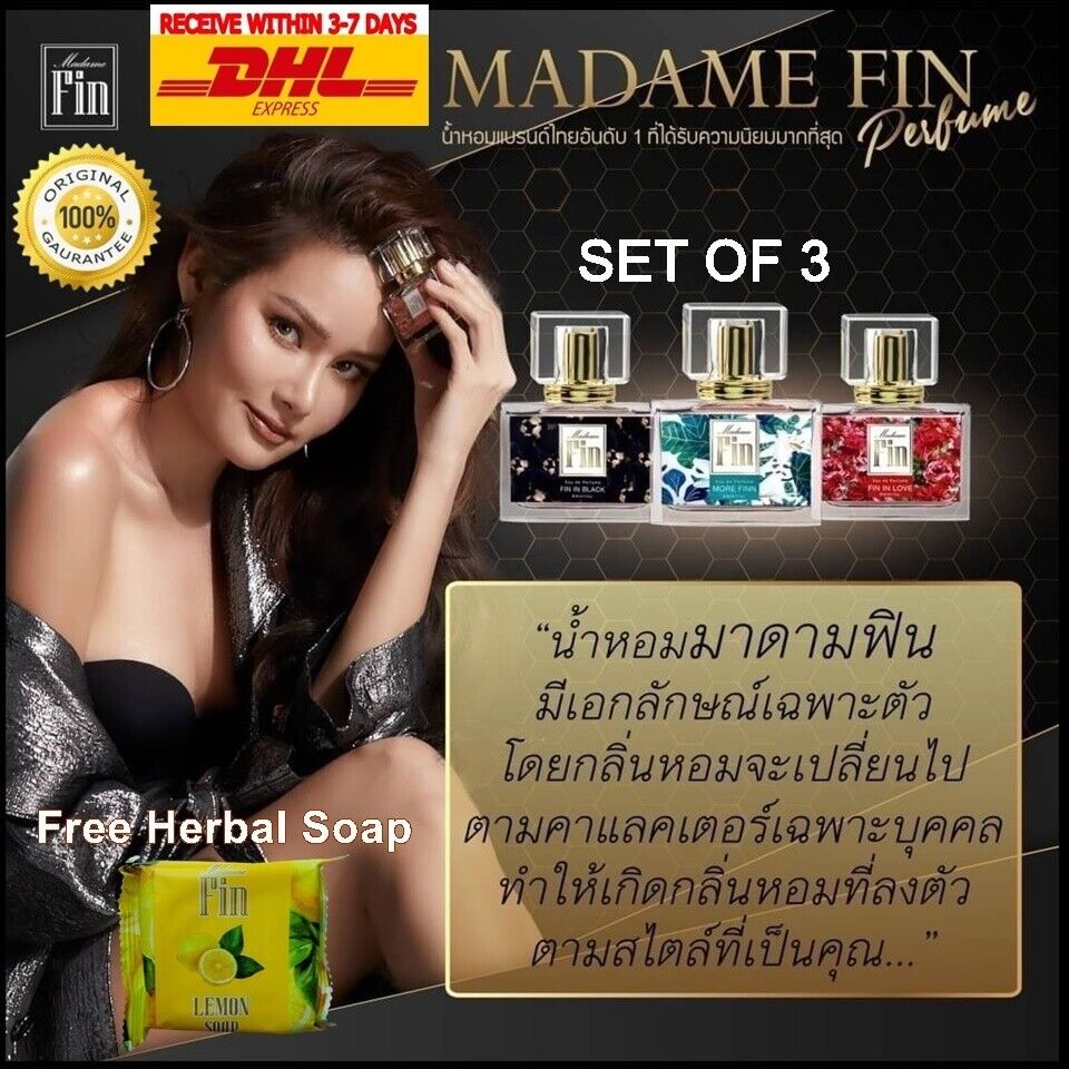 Fin in Love Fin in Black More Finn Perfume MADAME FIN Pheromone 30ml+Herbal Soap MADAME FIN 73-1-5900034, 73-1-5900018, 73-1-5900019