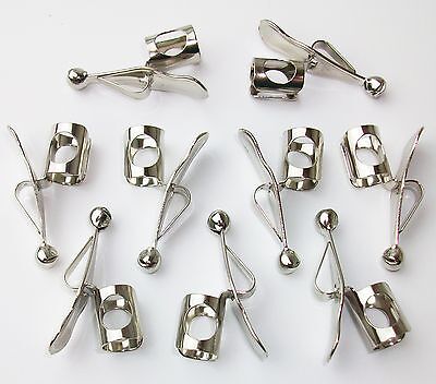 10 Genuine Faultless Pocket Pan/Pencil Clips Original-Made in USA Faultless Does Not Apply